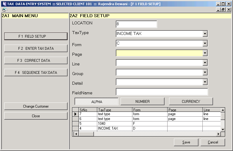Project_Maintenance Programmer_TAX  DATA ENTRY SYSTEM Project_Maintenance Programmer_TAX DATA ENTRY SYSTEM